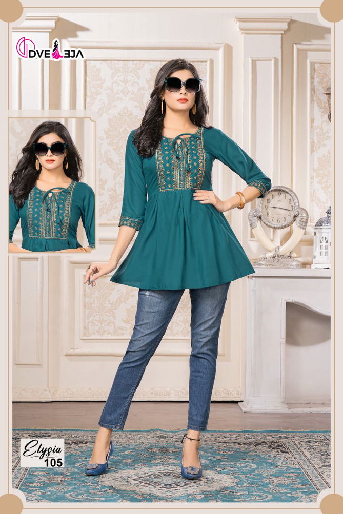 Dveeja Elysia Vol 1 Western Wear Wholesale Ladies Top